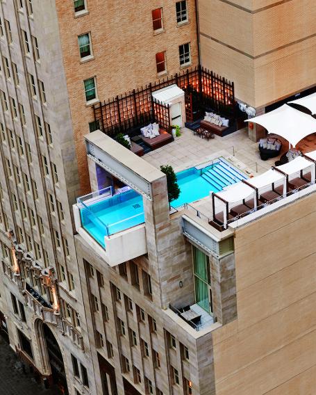 The Joule, Dallas hotel pool