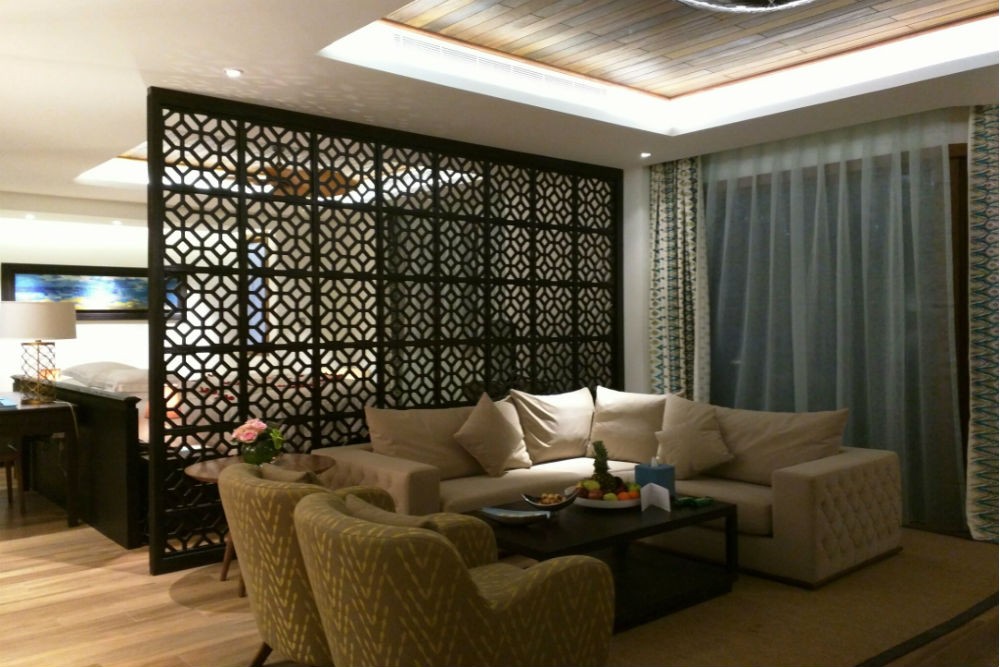One of the Anantara corner suites, where I stayed