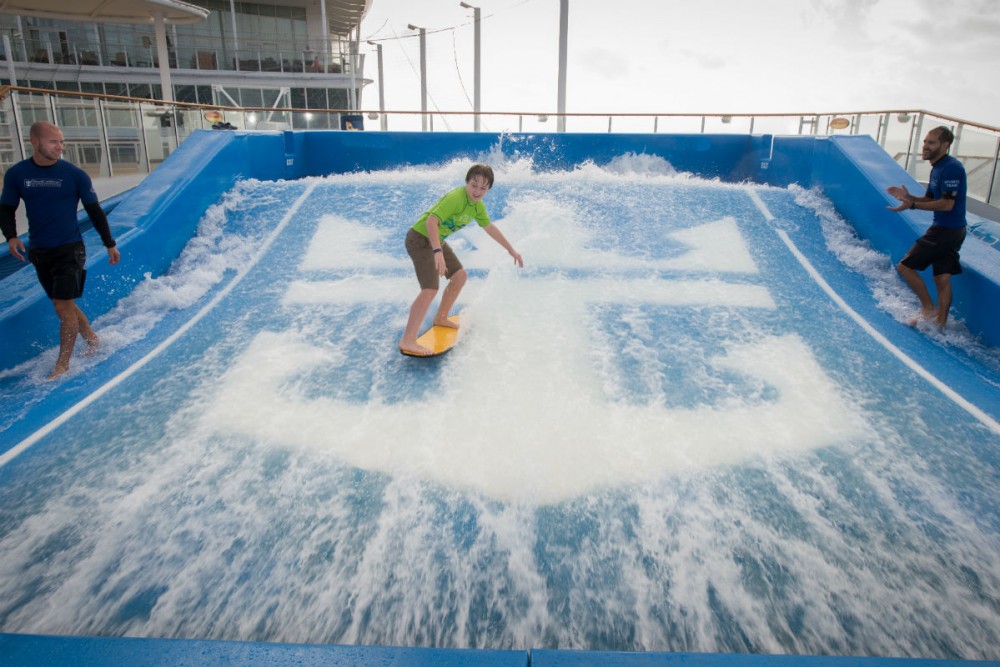 Flow Rider on Royal Caribbean's Allure of the Seas