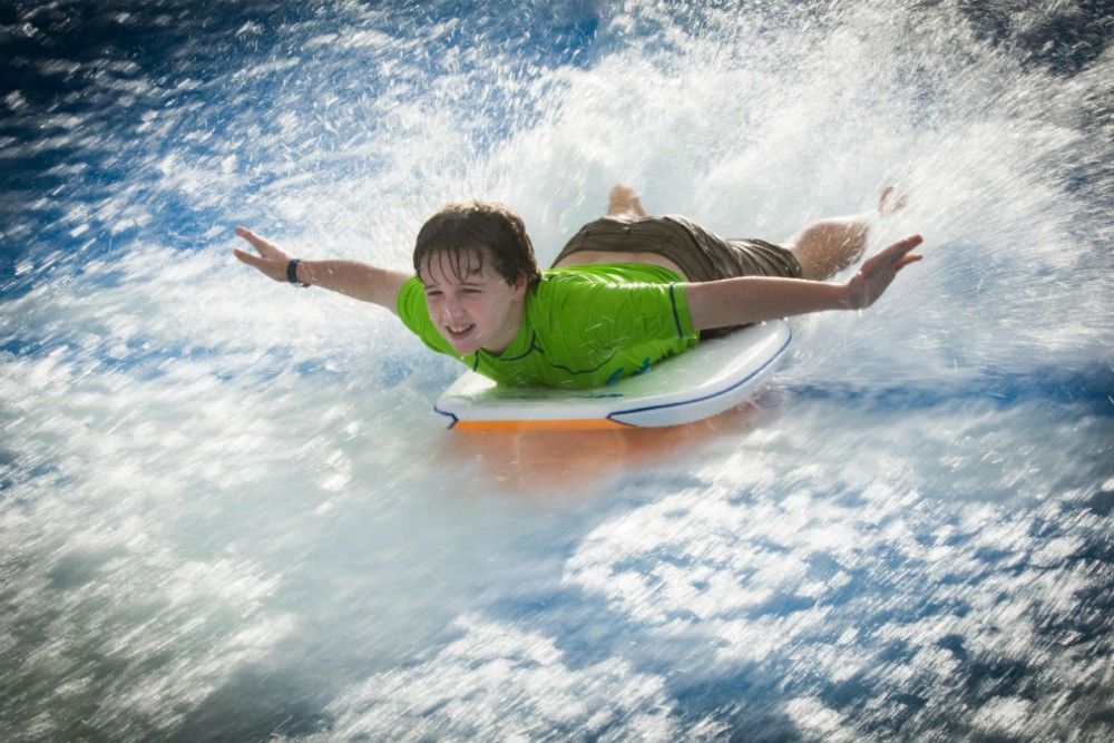the Flow Rider on Royal Caribbean's Allure of the Seas