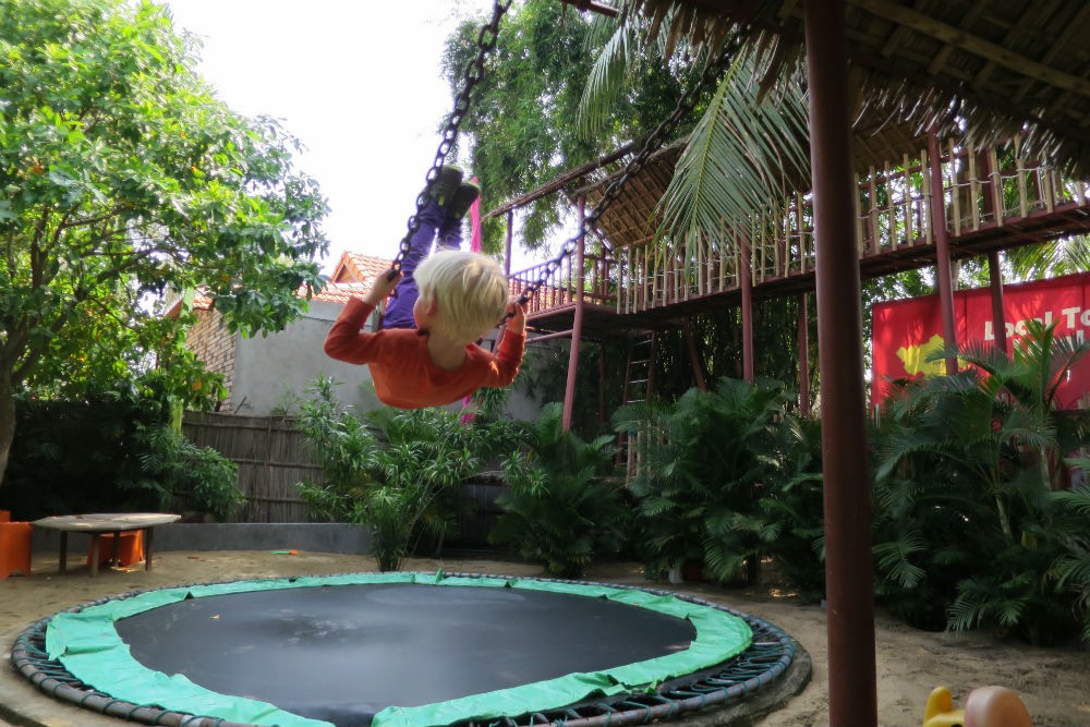 Dingo Deli in Hoi An trampoline