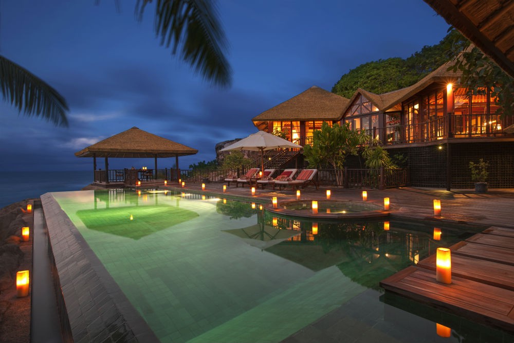 One of the beautiful villas at Frigate Island Private in the Seychelles