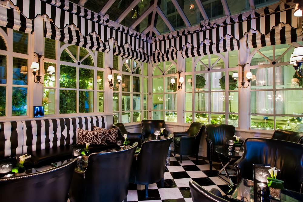 The Conservatory restaurant at the Milestone Hotel, London