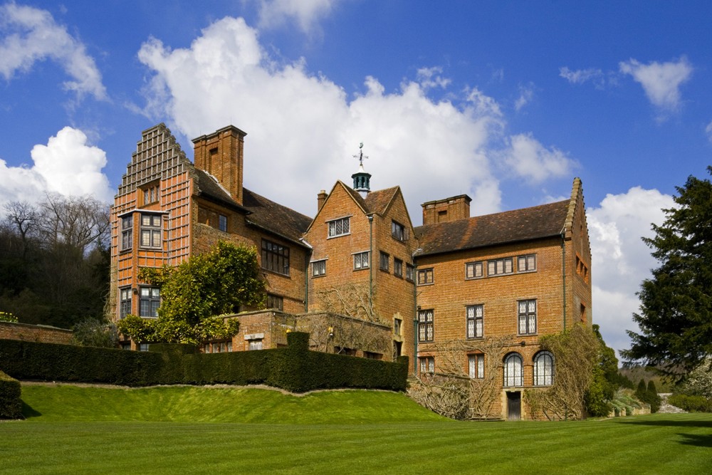 The south front of Chartwell, the home of Sir Winston Churchill between 1922 and 1964, Kent.