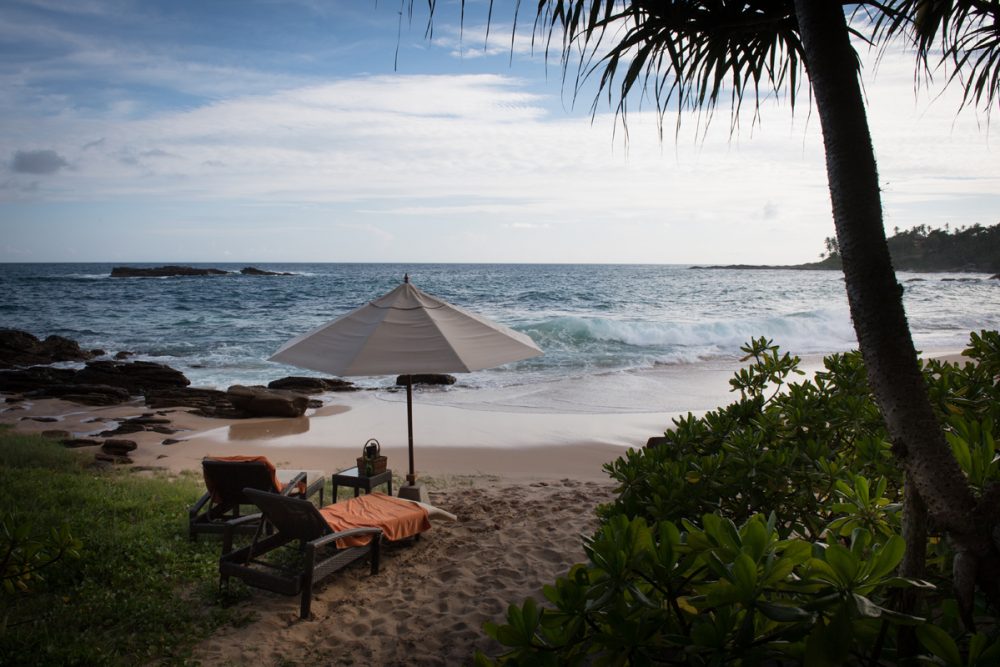 The beach is only a small slice of the experience at Anantara Peace Haven Resort in Tangalle, Sri Lanka.