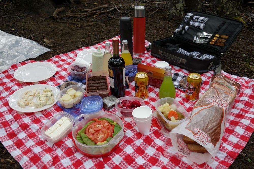 Patagonia picnic spread