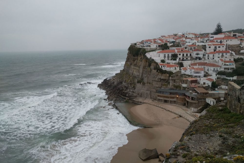 seaside cliff village of Azenhas do Mar in Portugal