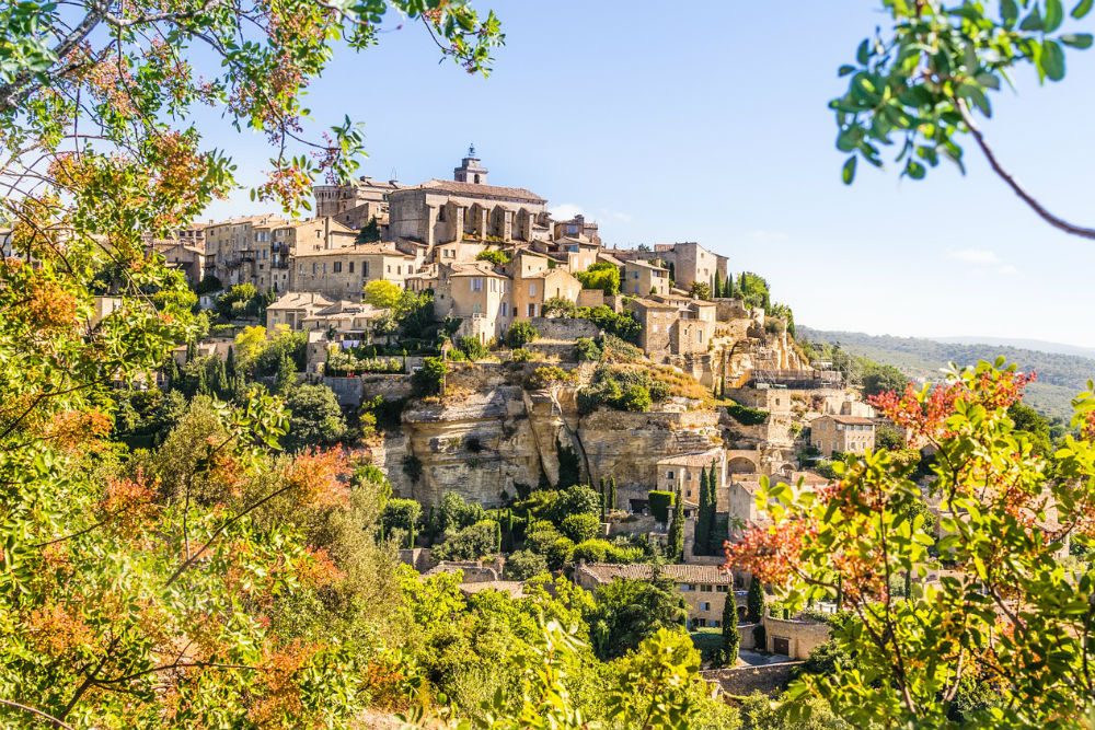 the hilltop village of Gordes, Provence, France