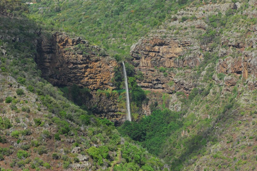 St. Helena island's heart-shaped waterfall