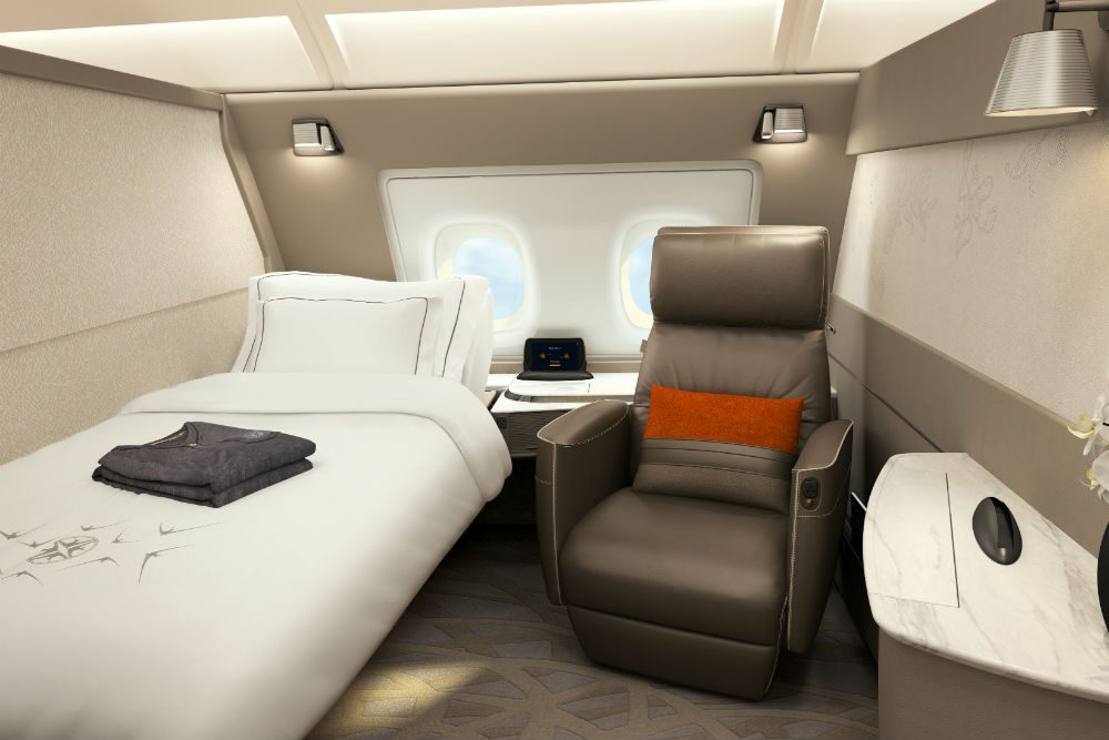 Singapore Airline's new first class suites are like mini apartments