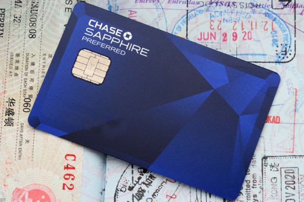 Chase Sapphire credit card with chip
