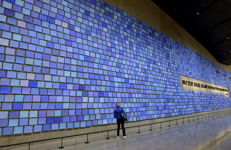 9/11 Museum Blue Tiles