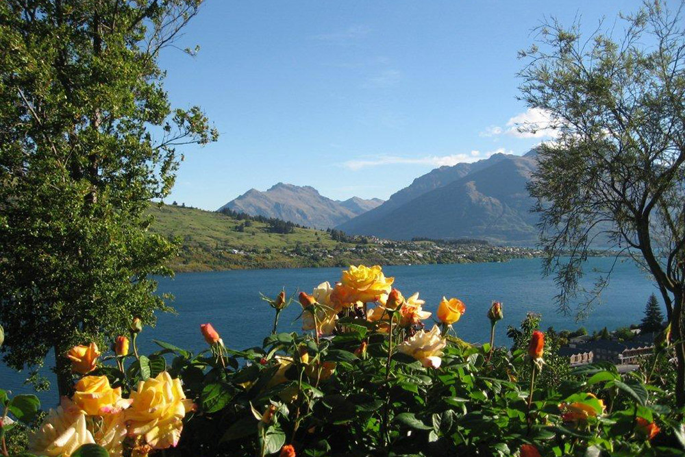 View from Pencarrow Lodge, New Zealand