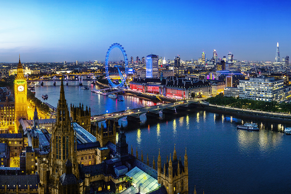 Evening View, London, England