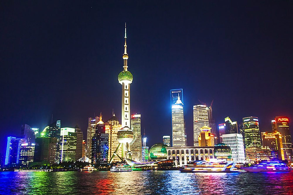 The Bund at Night, Shanghai, China