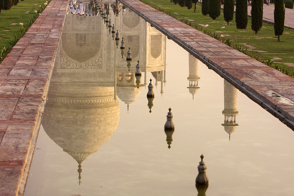 Taj Mahal Reflection, Agra, India