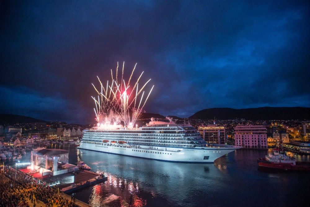 Setting sail on the Viking Star. Photo from Viking Cruises.