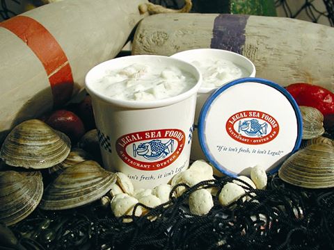 Legal Sea Foods clam chowder