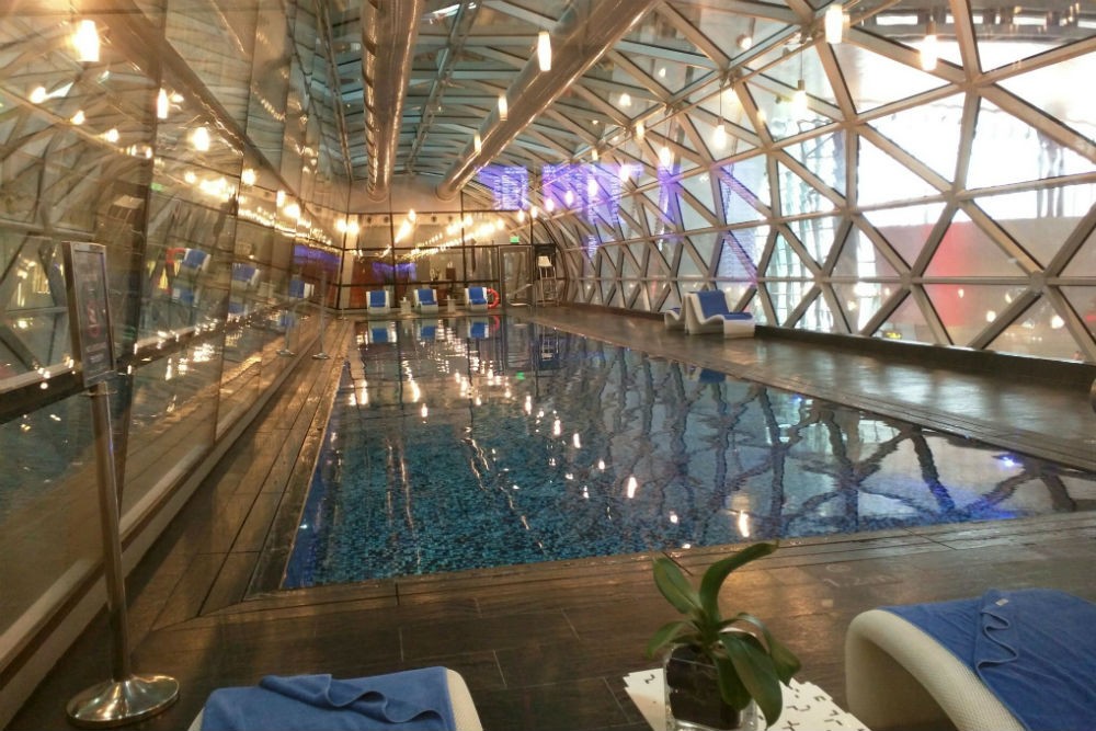 Pool at Doha Airport