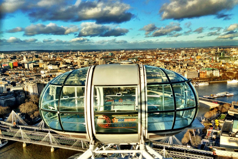 The London Eye Ferris Wheel