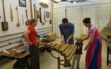 A Vietnamese family played their collection of traditional instruments for us in Saigon