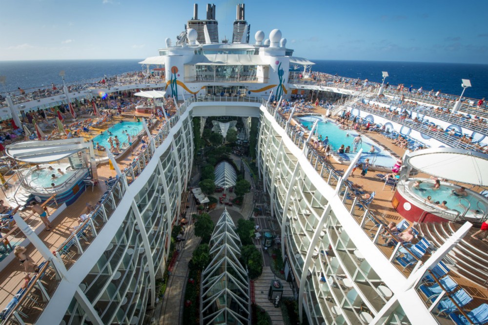 Royal Caribbean's Allure of the Seas cruise ship