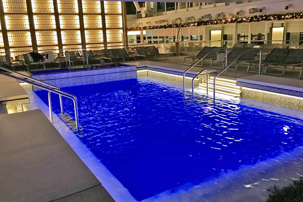 main pool on Viking Star cruise ship