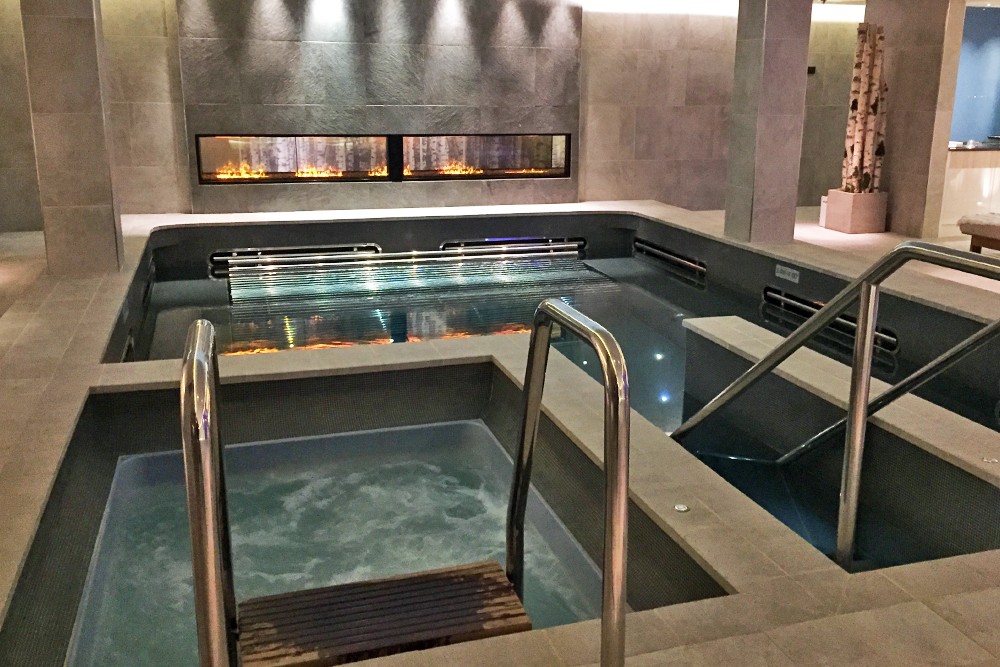 spa thermal pool on Viking Star cruise ship