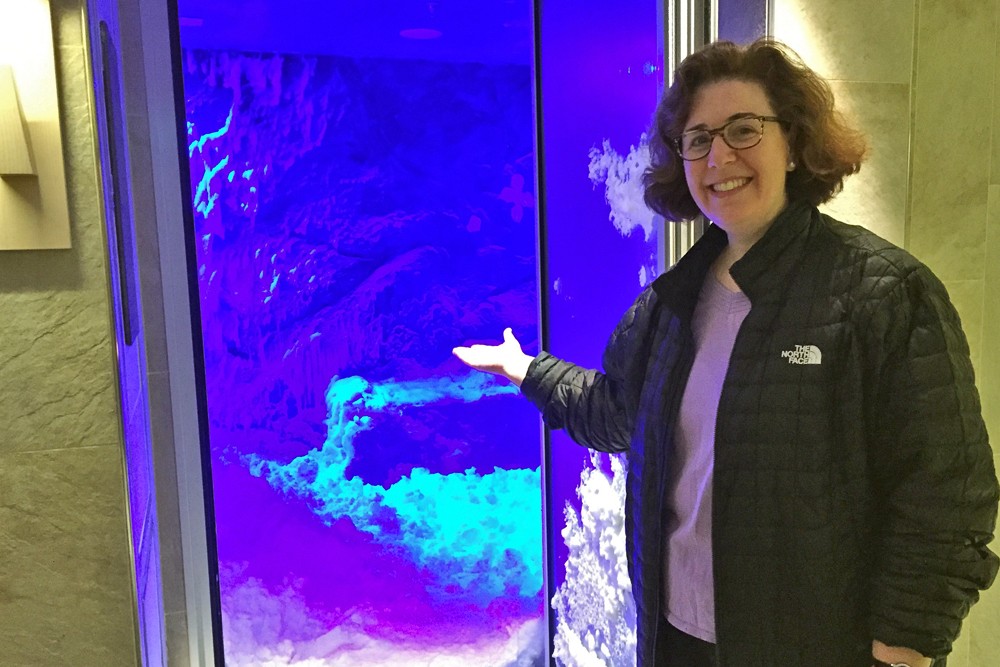 spa snow room on Viking Star cruise ship