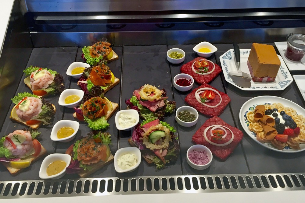 Norwegian deli food on Viking Star cruise ship