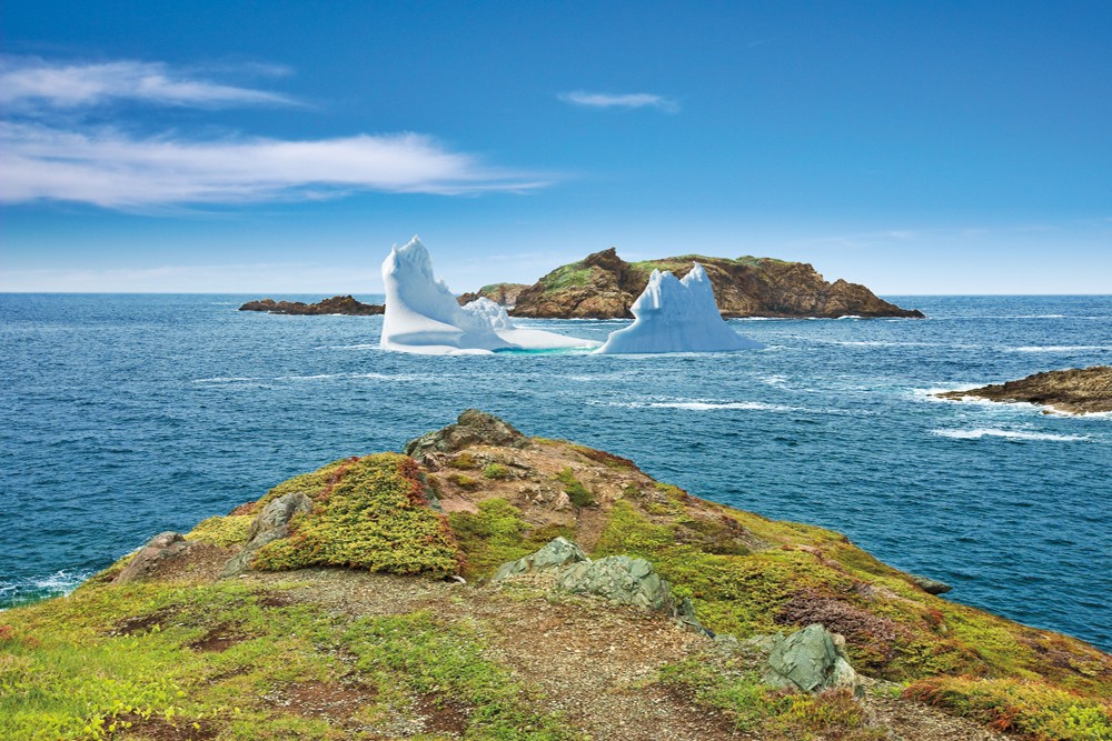 The coastline of Twillingate, New World Islands, Newfoundland and Labrador, Canada