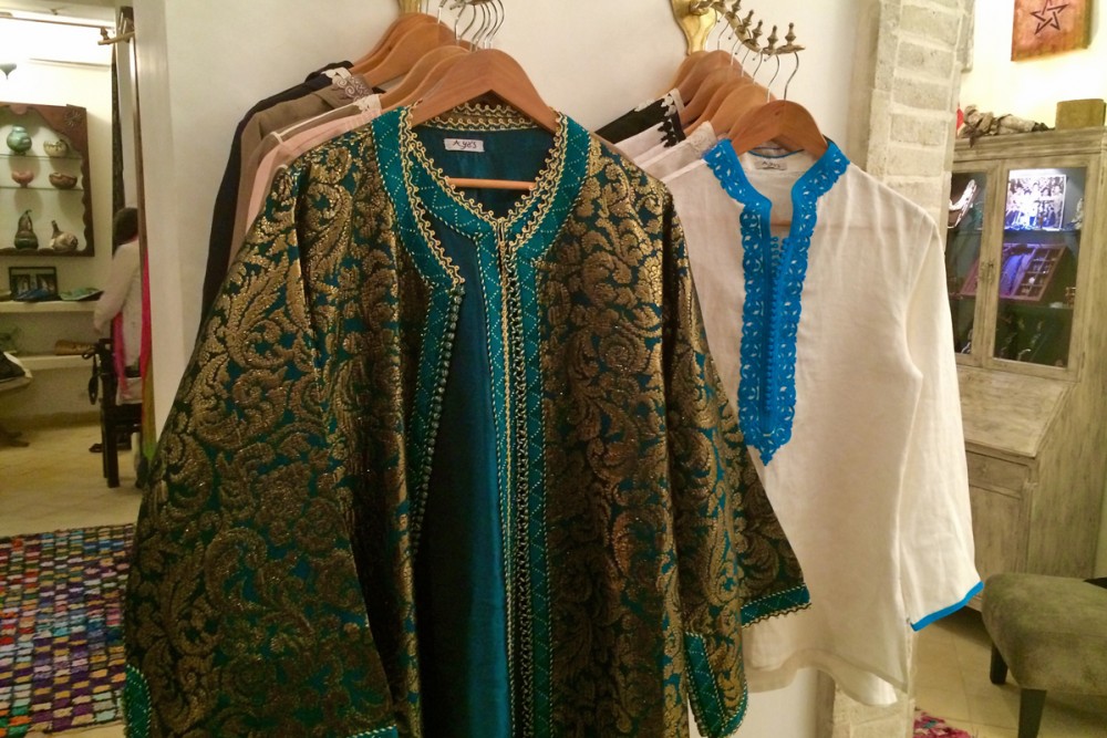 At Aya's you'll find kaftans...