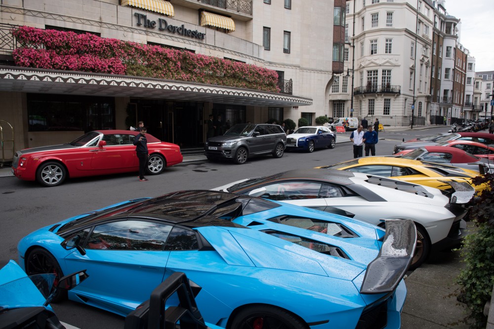 An Evening of Supercar Spotting in London - Summer 2016 