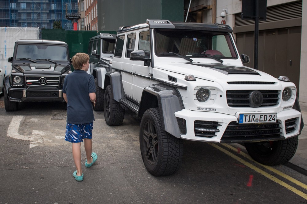 modded Mercedes G-Wagens