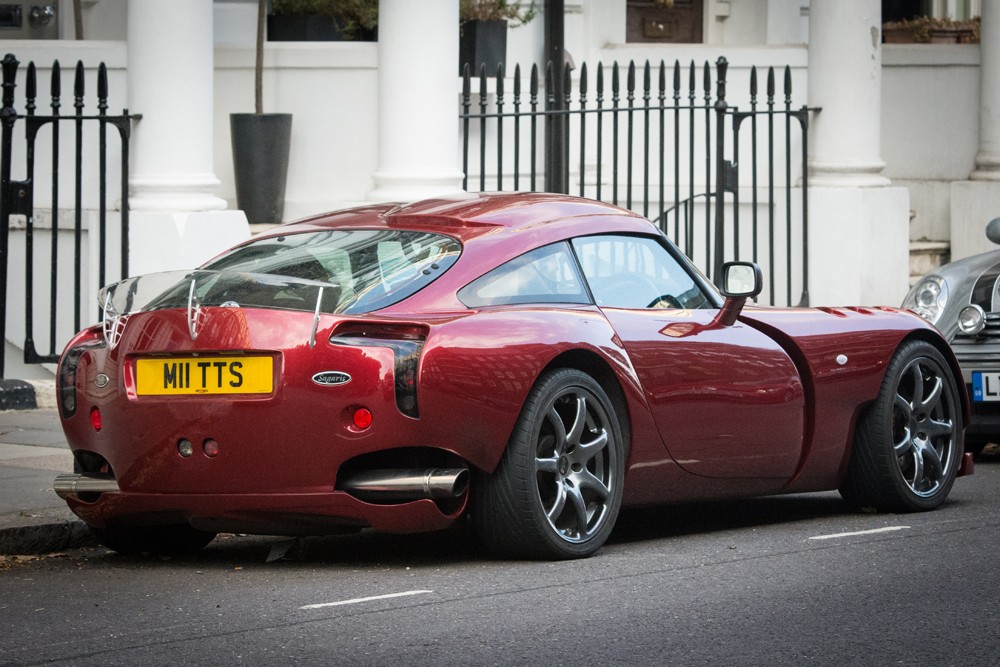 British-made TVR sportscar