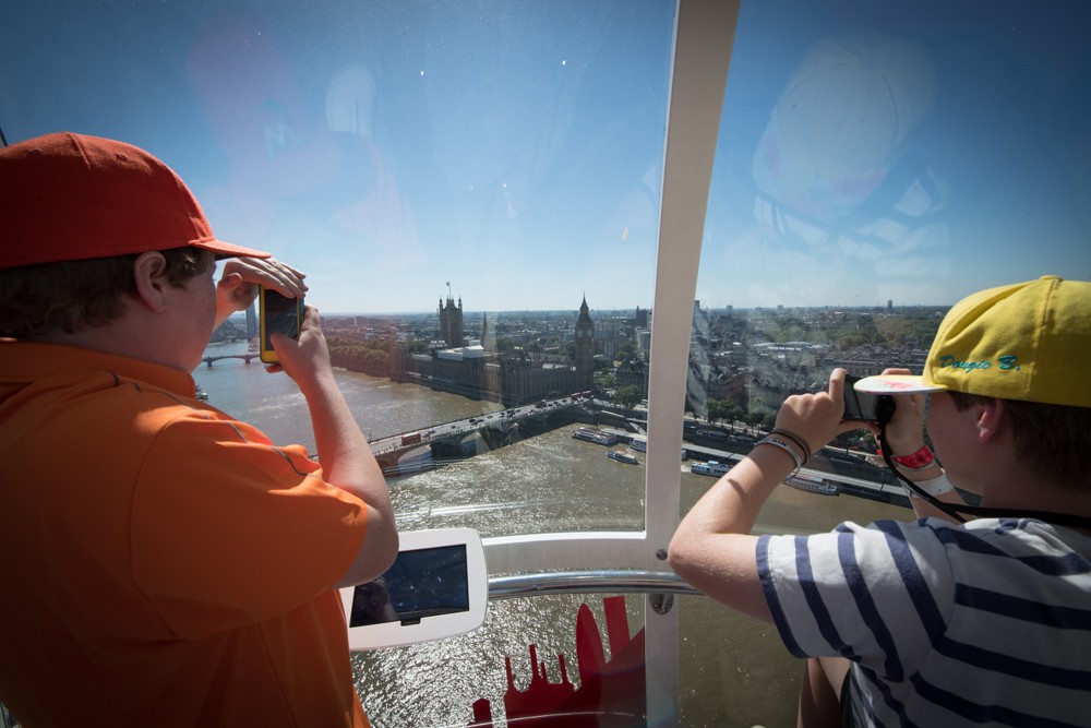 The views from the London Eye are good, but you get better views from other places in London.