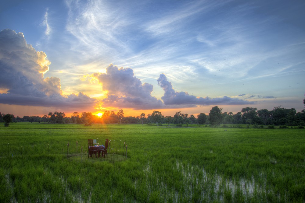 Villa Chandara dining, Siem Reap, Cambodia.