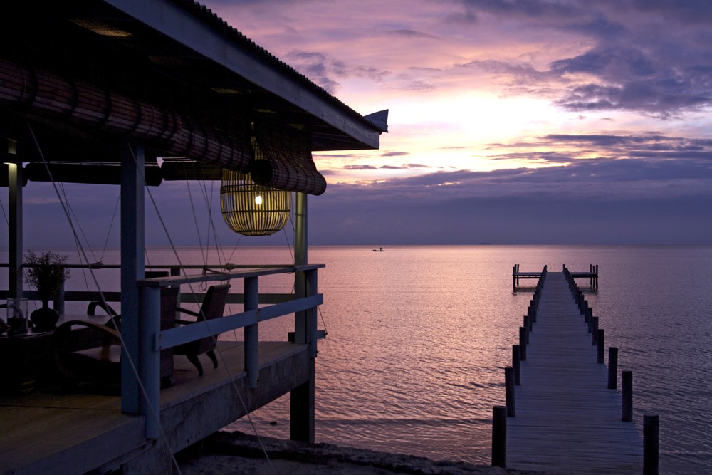Kep hotel, Southern Cambodia.