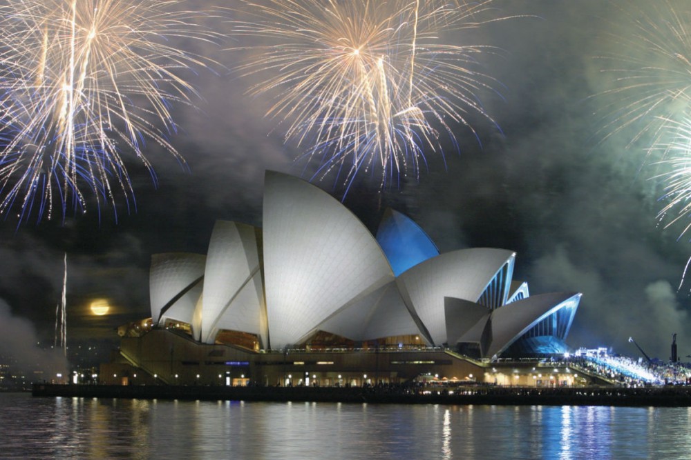 Sydney Opera House New Years Fireworks