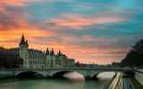 View over the River Seine, Paris, France