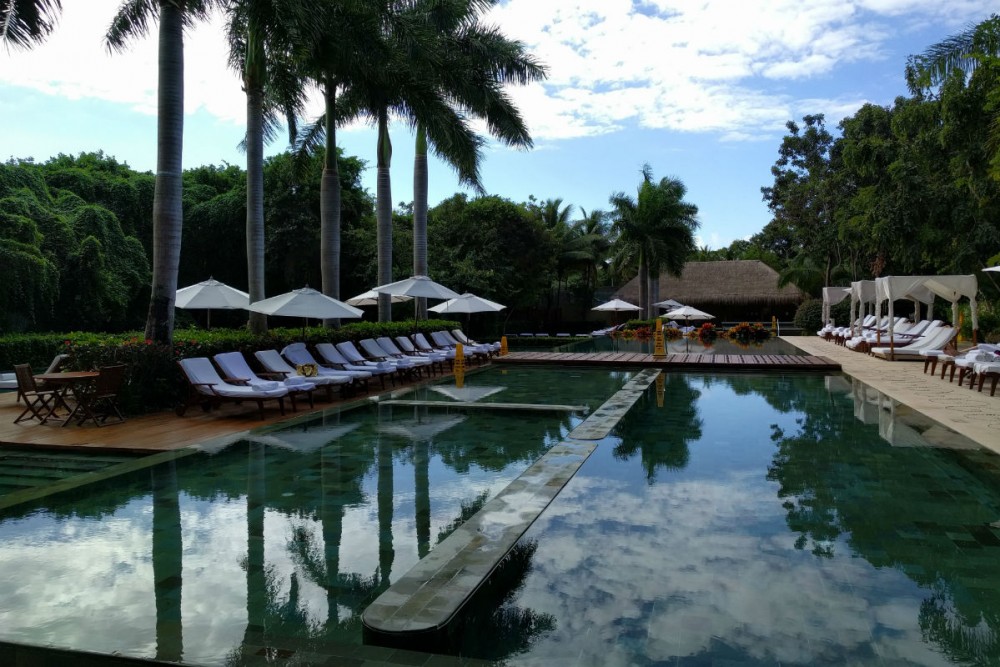 The Zen pool at Grand Velas Riviera Maya Mexico