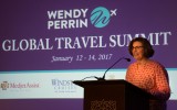 Wendy opens the second annual Global Travel Summit