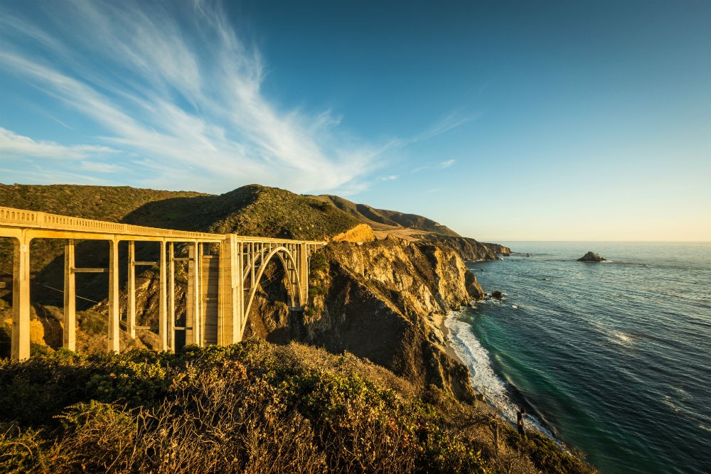 Bixby Bridge on the Big Sur coast of California