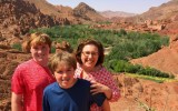 family picture at dades gorges Morocco