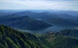 View from Monte Generoso Ticino Switzerland