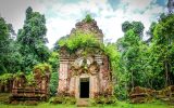Phnom Kulen Temple in Angkor Archaeological Park Cambodia