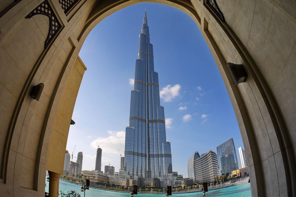 The Burj Khalifa in Dubai