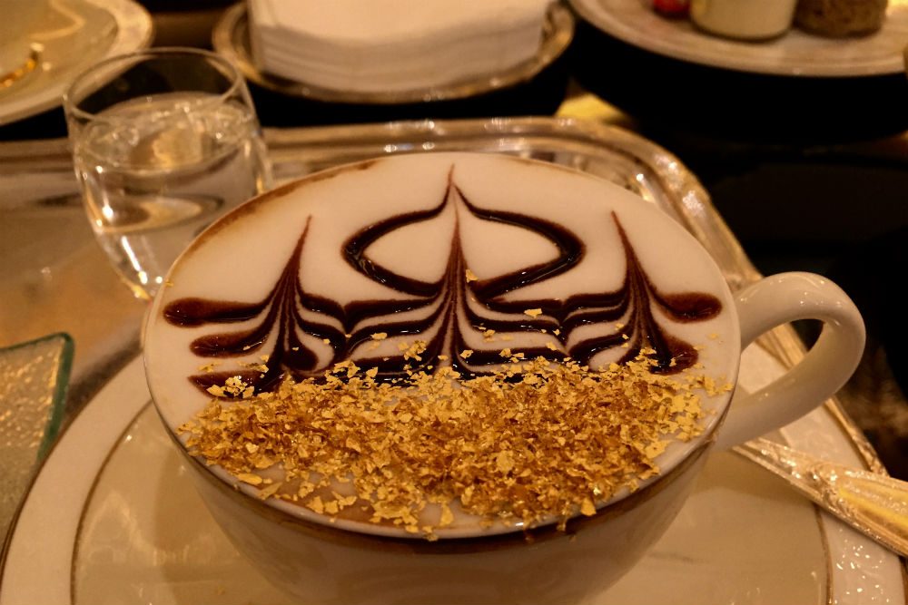 fancy Cappucino at Emirates Palace abu dhabi