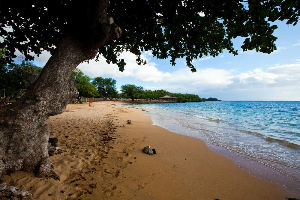 beach at Kawaihae, Big Island, Hawaii.