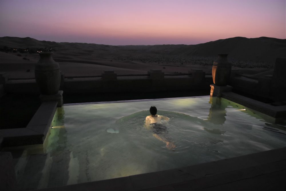 Qasr al Sarab hotel villa pool Abu Dhabi